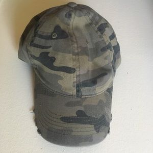 Camo Print Hat